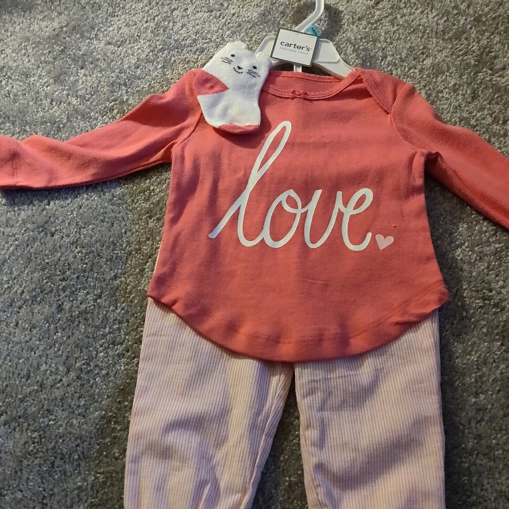 2 piece set with socks